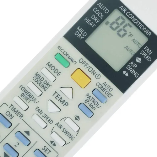 Vista 4 de Repuesto para control remoto de aire acondicionado Panasonic A75C2913 CWA75C2913 (pantalla tanto en Fahrenheit como Celsius)