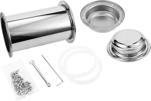 Vista 5 de Time Capsule - Contenedor de cápsula de acero inoxidable 304, anticorrosión, resistente a la corrosión, duradero, para nieta, futuros regalos