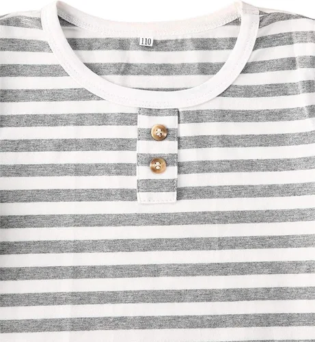 Vista 58 de fhutpw Conjunto de 2 piezas de ropa de verano para bebés, camiseta de manga corta, cintura elástica, pantalones cortos para niños pequeños