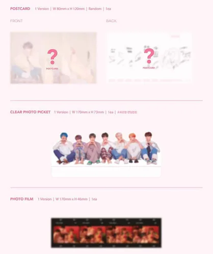 Vista 5 de BTS (Versión 4) Mapa del Alma Persona Álbum Bangtan Boys CD+Poster+Photobook+Mini Book+Photocard+Postal+Foto Película+Regalo