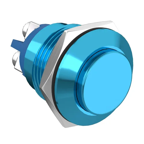 Vista 9 de STARELO 16 mm 5/8" Interruptor de botón momentáneo redondo alto 250 V de CA 5 A 12 V 36 V de CC 2 A 1NO SPST impermeable con carcasa de aluminio