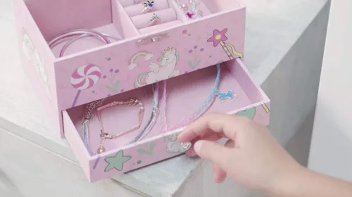 Vista 7 de DIBSIES Joyero de unicornio musical personalizado