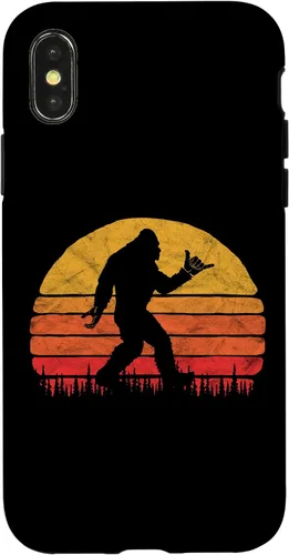 Vista 5 de Funny Shaka Aloha Bigfoot Surfer Believe Dude! Graphic Case for iPhone 17