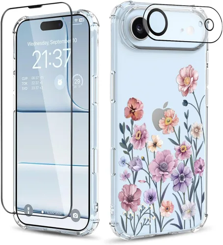 Vista 32 de Funda para iPhone 13 y iPhone 14 (6.1 pulgadas), funda protectora delgada de poliuretano termoplástico suave a prueba de golpes, bonito