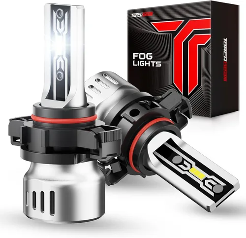 Vista 10 de Torchbeam T2 H4/9003 Bombillas de haz alto/bajo, 45,000 lm 6500 K ultra blanco, bombillas H4 mini tamaño 1:1, ventilador de enfriamiento de 12,000