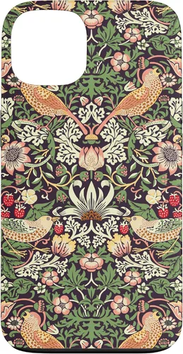 Vista 7 de Funda con diseño Art Nouveau para iPhone 16, diseño de ladrón de fresas William Morris