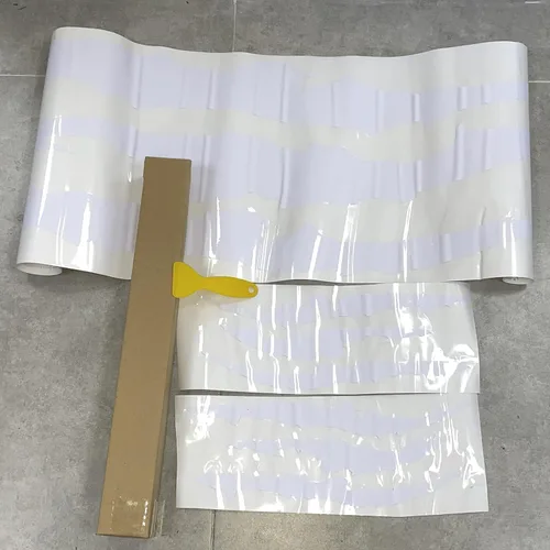 Vista 6 de 3 piezas Calcomanías de Coche de Vinilo Marcas de Garras para Hombres (Blanco)