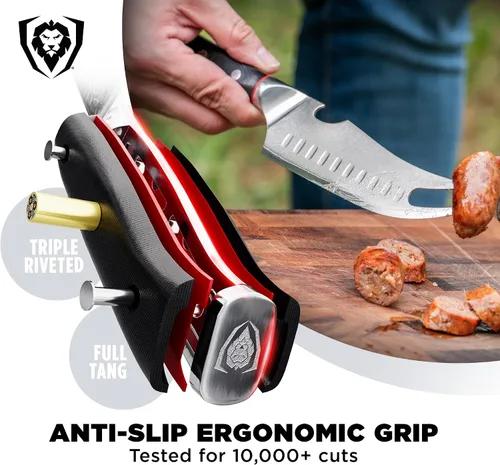 Vista 11 de Dalstrong - Cuchillo para barbacoa Pitmaster de 8 pulgadas, acero japonés