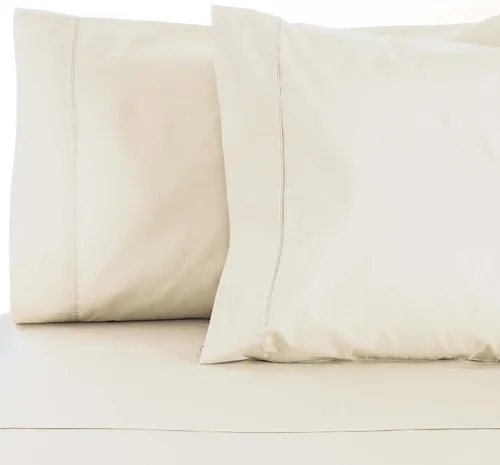 Vista 5 de Superior Juego de 2 fundas de almohada de algodón egipcio de 530 hilos, modernas, sólidas, clásicas, básicas de comodidad ultra suave, artículos