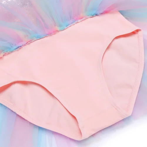 Vista 4 de Zaclotre Leotardo de lentejuelas para niñas pequeñas, leotardos de ballet con correa brillante, vestido tutú, traje de bailarina, disfraz de baile