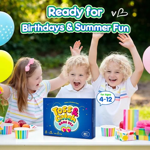 Vista 8 de Juego de pelota para lanzar y atrapar, juego de bolas adhesivas mejoradas para niños y niños pequeños, resistente y resistente al agua, juguete