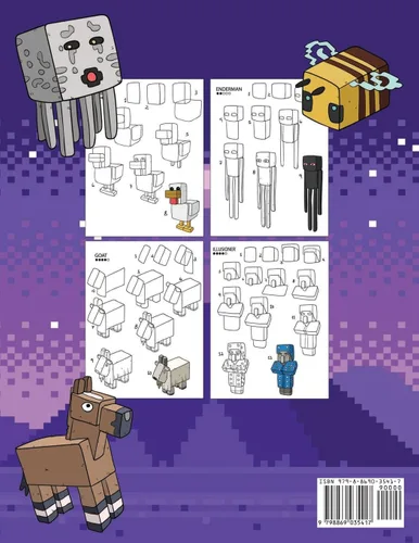 Vista 2 de How to Draw Mobs for Minecrafters Easy Step by Step Guide Volume 1