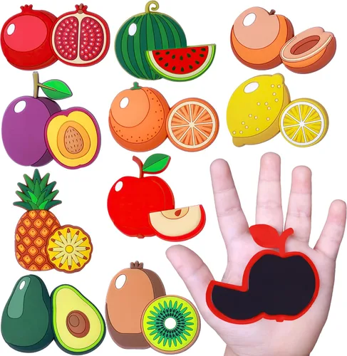 Vista 11 de SUPINEEDO Imanes para Refrigerador para Niños de 1 a 3 años, Imanes de Animales para Niños, Regalo Educativo y Ocupacional para Bebés, Imanes