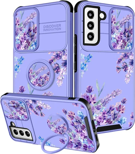 Vista 122 de Funda 2 en 1 para Samsung Galaxy S23 Ultra Flamingo para mujeres y niñas, diseño femenino de flamencos con cubierta deslizante para cámara y soporte