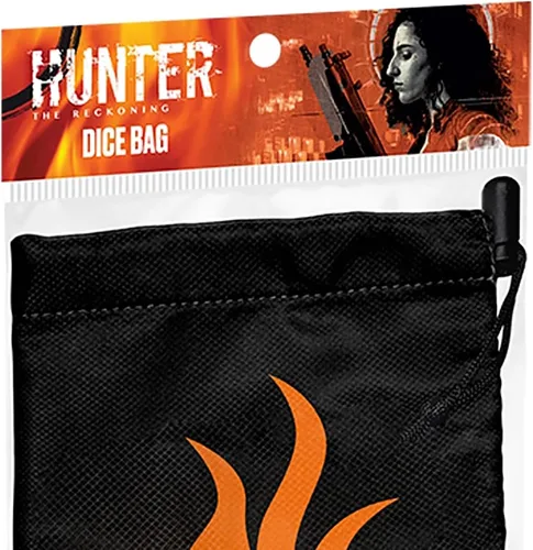 Vista 3 de Renegade Game Studios Hunter Reckoning 5ª edición RPG bolsa de dados con cierre de bloqueo