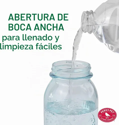 Vista 5 de Perky-Pet 1 tarro de albañil para aves silvestres 783, azul