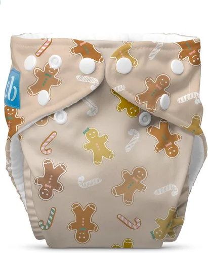 Vista 8 de Charlie Banana Pañales de tela, reutilizables, lavables, ajustables, talla única, para bebés y niños pequeños, con inserto absorbente, aviador