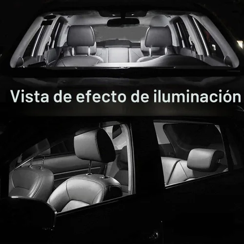 Vista 3 de AWALITED - Juego de 7 luces LED blancas para interior para Honda Civic Sedan Coupe Hatchback 2006-2015, luces LED superbrillantes para mapa, techo