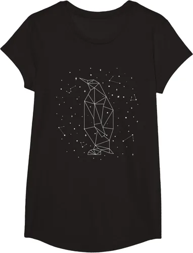 Vista 6 de Sternbild Penguin Constellation Emperor Sea Bird Penguin Camiseta Negro
