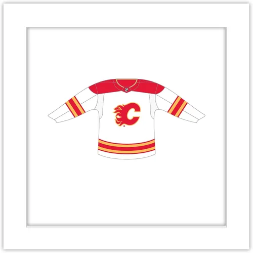 Vista 11 de Trends International Gallery Pops NHL Calgary Flames - Póster de pared frontal de uniforme de carretera, 12.00 x 12.00 pulgadas, versión de marco
