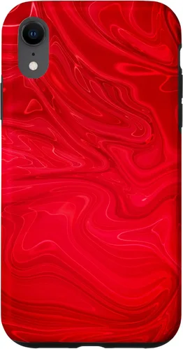 Vista 9 de Funda para iPhone 12 mini Groovy Liquid Swirl Hippie Red Psycodélica