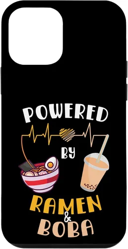 Vista 16 de Powered by Ramen & Boba Tea - Linda funda Kawaii Ramen Soup para iPhone 17