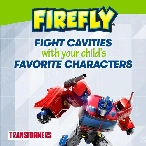 Vista 7 de FIREFLY Cepillo de dientes sónico Transformers con cubierta 3D, suave, a partir de 3 años