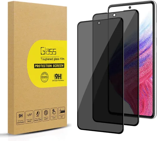 Vista 10 de Protector de pantalla de privacidad 2+2 2 + 2 transparentes para Samsung Galaxy S20 FE/ A53 5G/ A51 5G/ A52 4G/ A52 5G / A52s