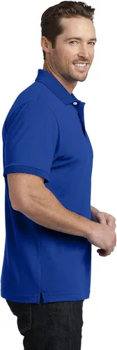 Vista 2 de District Made Polo de piqué elástico para hombre