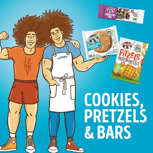 Vista 6 de Lenny & Larry's Cookie-fied BIG BAR – Galletas de proteína veganas de masa de galletas con chispas de chocolate 12x90g – Snacks saludables, 24g