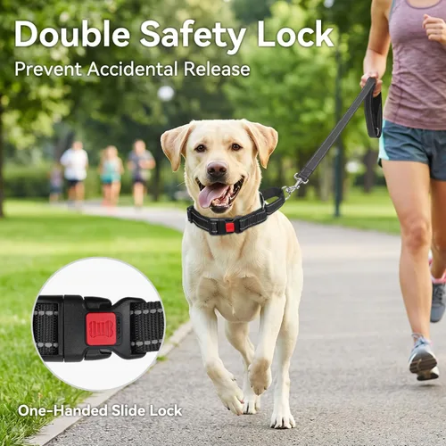 Vista 3 de Joytale Collar Martingale para perros, reflectante resistente para mayor seguridad, hebilla de liberación rápida, collares de nailon ajustables