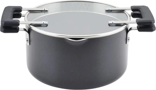 Vista 20 de Farberware Cookstart DiamondMax - Juego de utensilios de cocina, ollas y sartenes antiadherentes, aptos para lavavajillas, incluye bandeja
