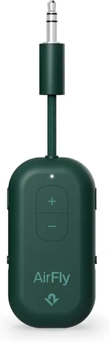 Vista 11 de Twelve South AirFly SE Adaptador de transmisor de audio inalámbrico Bluetooth para AirPods/auriculares, batería de más de 20 horas, funciona
