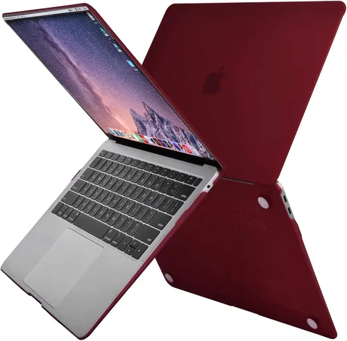 Vista 5 de MOSISO Funda compatible con MacBook Air de 13 pulgadas versión 2022-2018 A2337 M1 A2179 A1932, carcasa rígida de plástico, funda vertical, cubierta