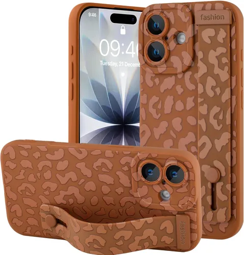 Vista 60 de OOK - Funda compatible con iPhone 11 en color vino rojo con estampado de leopardo, de TPU a prueba de golpes, cubierta delgada de silicona