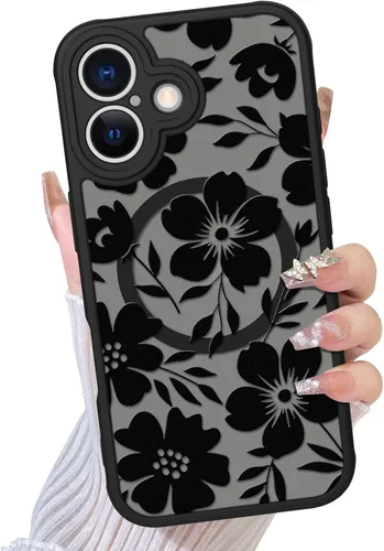 Vista 54 de TEAUGHT Compatible con iPhone 11 Funda con patrón lindo estampado de leopardo negro guepardo + protector de pantalla a prueba de golpes, funda