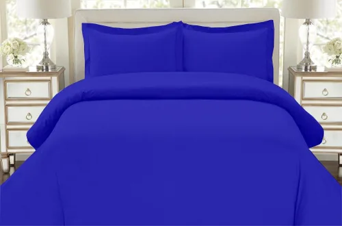 Vista 8 de LINEN HOUSE Hotel Collection Bedding's 550 hilos 100% algodón egipcio individual damasco sólido 3 piezas