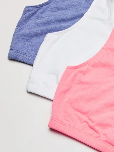 Vista 4 de Fruit of the Loom - Brasier deportivo estilo camiseta para mujer (paquete múltiple)