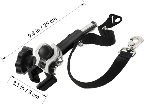 Vista 2 de Homoyoyo Acoplador de remolque de bicicleta, enganche de enganche de liberación rápida, adaptador de enlazador de repuesto para remolque trasero