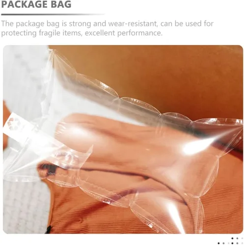 Vista 8 de NUOBESTY Bolso inflable del empaquetado del aire del bolso 100pcs de la almohada del aire fijado para la protección del envío