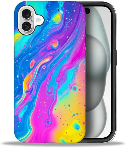 Vista 10 de DAIZAG Funda compatible con iPhone 11, hermoso color arena, patrón completo, carcasa rígida híbrida de plástico TPU + funda de protección