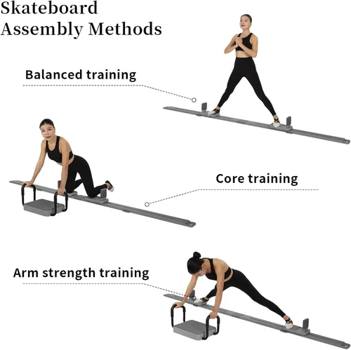 Vista 4 de Reformer de pilates plegable para el hogar 2025 Reformador de yoga: Máquina modular todo en uno para pilates, máquina de esquí y entrenamiento