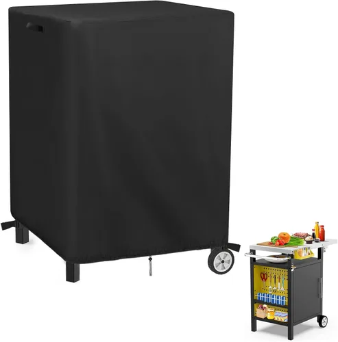 Vista 4 de Prep Table Cover for Movable Dining Cart Table