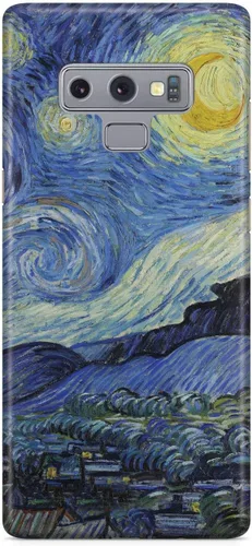 Vista 20 de Inspired Cases - Funda con textura 3D para iPhone Xs Max - Funda protectora de goma para iPhone Xs Max de Apple - Vincent Van Gogh - Noche estrellada