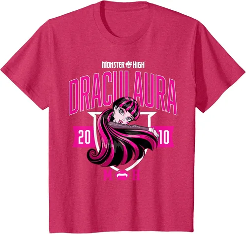 Vista 36 de Monster High -Camiseta Colegiada Draculaura Gris asfalto