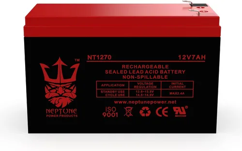 Vista 2 de Reemplazo Neptune para batería Powersonic 12V 7Ah Solex BD127 SB1270 de respaldo de alarma