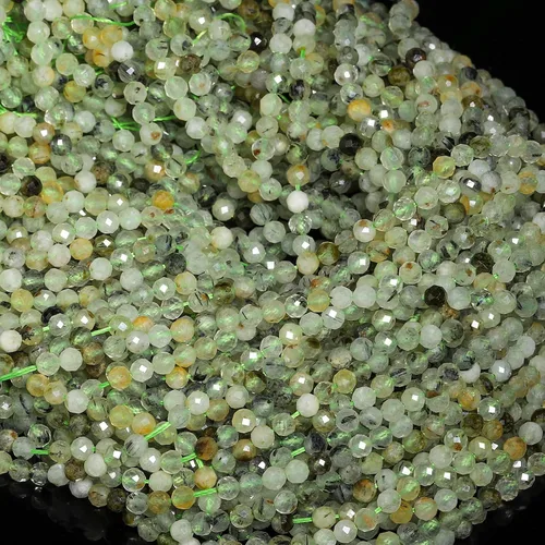 Vista 11 de 180 piezas 2mm Cuentas de piedras preciosas de turquesa africana natural facetada redonda suelta para hacer joyas