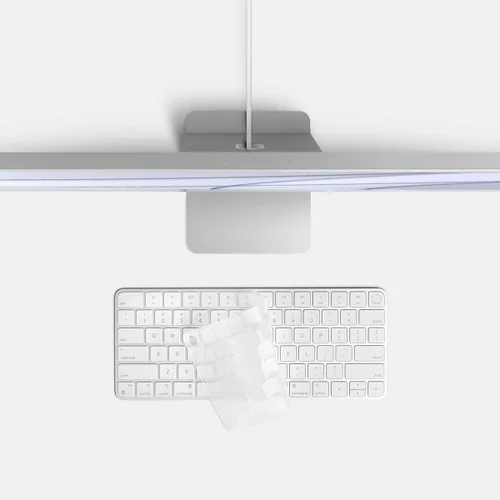 Vista 3 de GhostCover FlexType Premium Protector de teclado para escritura de alto rendimiento, compatible con teclado mágico 2021+ con Touch ID A3118 A3203