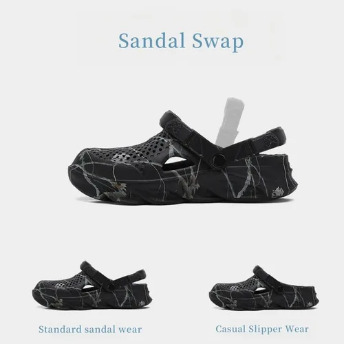 Vista 4 de Zuecos de jardín unisex, zapatos de agua, zapatos de playa, sandalias antideslizantes, zuecos ligeros y cómodos con soporte de arco