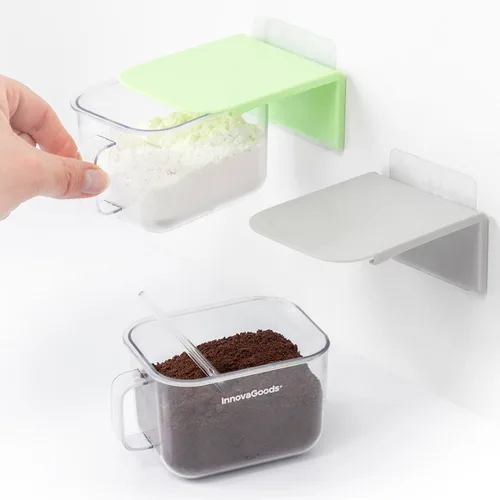 Vista 14 de Recipientes de Cocina Adhesivos Extraíbles Handstore InnovaGoods 2